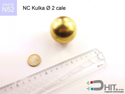 NC kulka fi 2 cale N52 - magnesy jako kuleczki - neocube